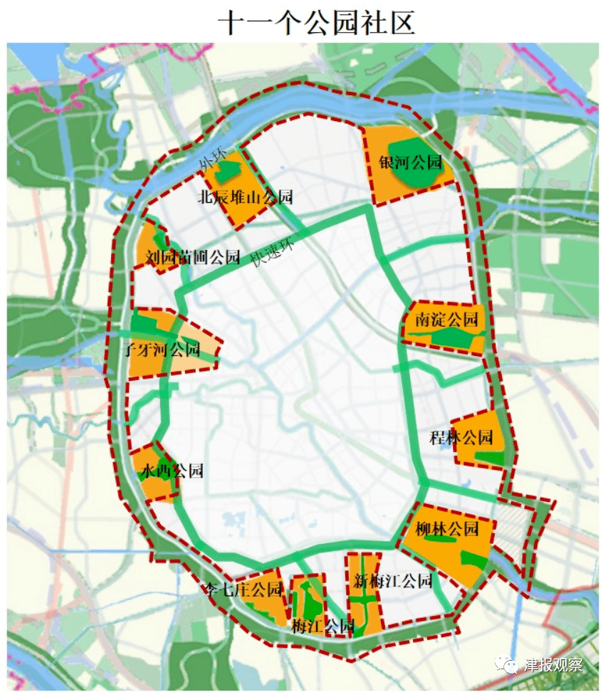 天津快速路规划图片